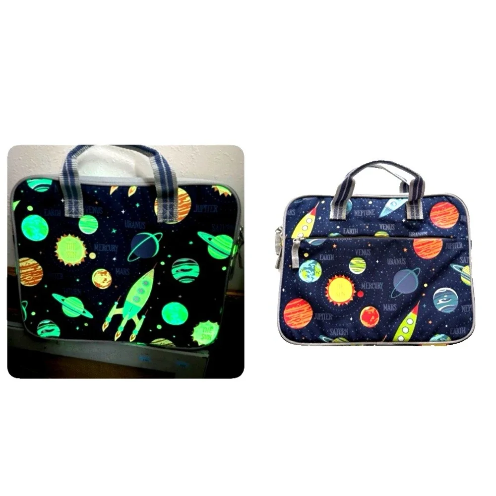 Pottery Barn Celestial Planet Glow in Dark School Tablet Carrying Case Mackenzie